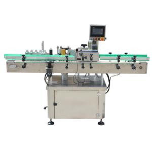 Wholesale 700KW Automatic Round Bottle Labeling Machine Front And Back Type from china suppliers