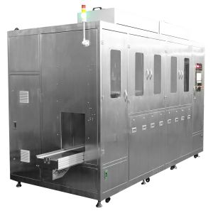 Wholesale Stainless Steel Basket Washer Anti Corrosion , 380V Industrial Basket Clean Equipment from china suppliers