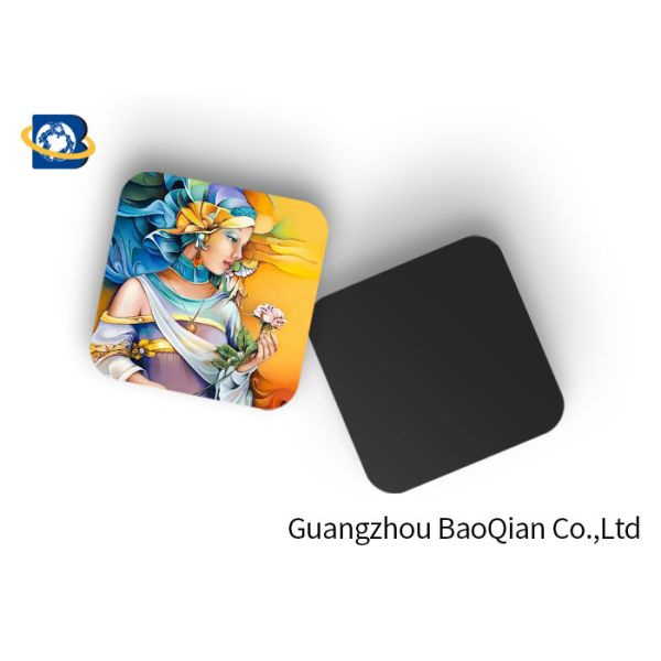 Mini 3D Personalised Tea Coasters / Cup Coasters , Custom Square Coasters Printing Placemat