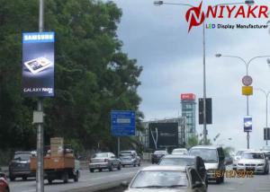 China P5 Outdoor Creative LED Display Street Light Pole LED Display 128X256 Dots on sale