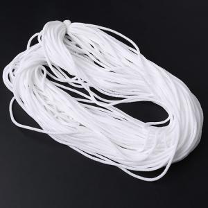 China Garment N95 Breathable White 5mm Elastic Earloop Cord on sale