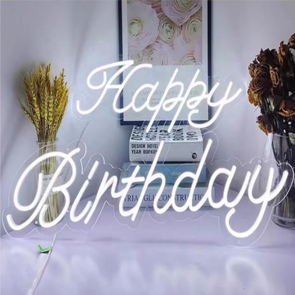 DC12V/AC110-220V Voltage Custom Neon Decoration Event LED Sign with Customized Color