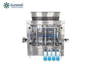 China Automatic Pure Water 2000bph Linear Filling Machine Gravity Filling on sale