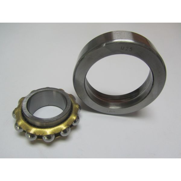 ABEC -7 P4 E20 Angular Contact Ball Bearing , Brass cage magneto bearing