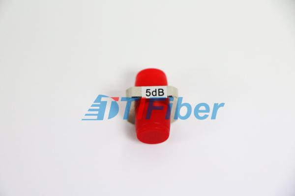Quality 5DB FC PC Fiber Optic Attenuator Single Mode , Simplex Fixed Optical Attenuator for sale