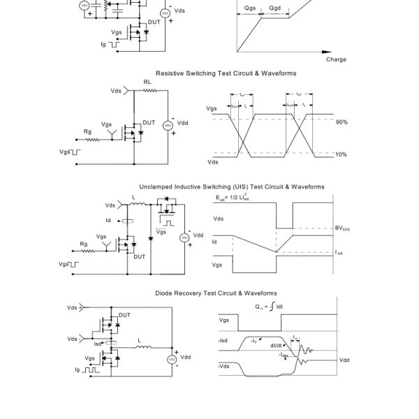 High Current Load Mosfet Power Transistor With Low Gate Resistance