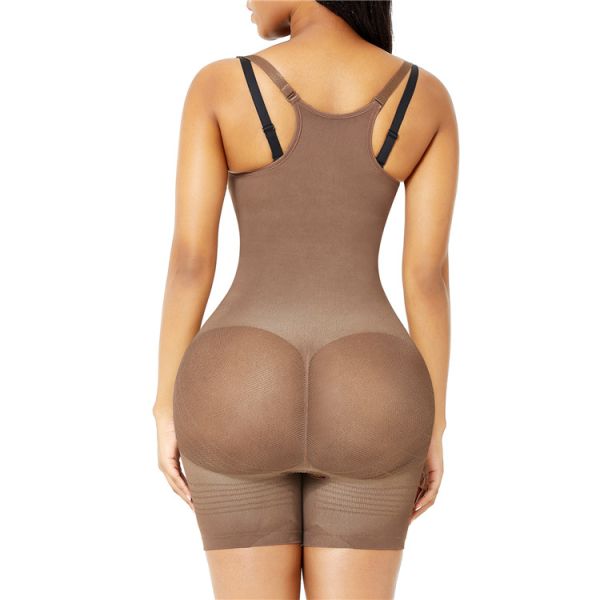 Custom Solid Adjustable Straps Plus Size Shaper Bodysuit HEXIN 2020 Fitness Shapewear