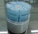 Premium clear plastic weekly pill holder one grid each day with pill splitter,
