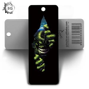 China Laminated Design Your Own Bookmark  3d Effect Printing With Tassel Flip Effect on sale