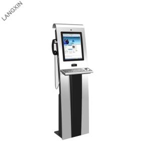 Wholesale Stand Alone IR Touch Screen Computer Kiosk with Metal Keyboard from china suppliers