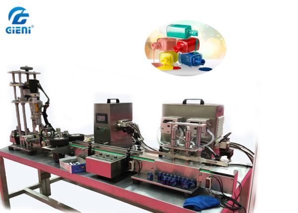 Quality Peristaltic Pump Type Nail Polish Making Machine With Capping Air Source Driven for sale