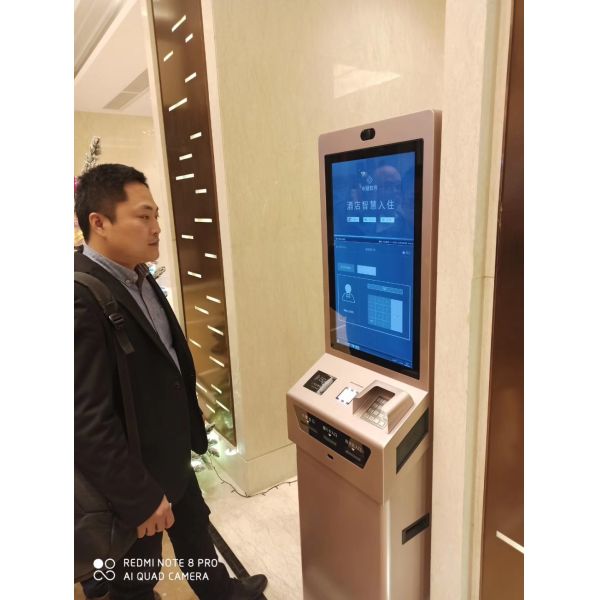 27'' Hotel Self Check In Kiosk
