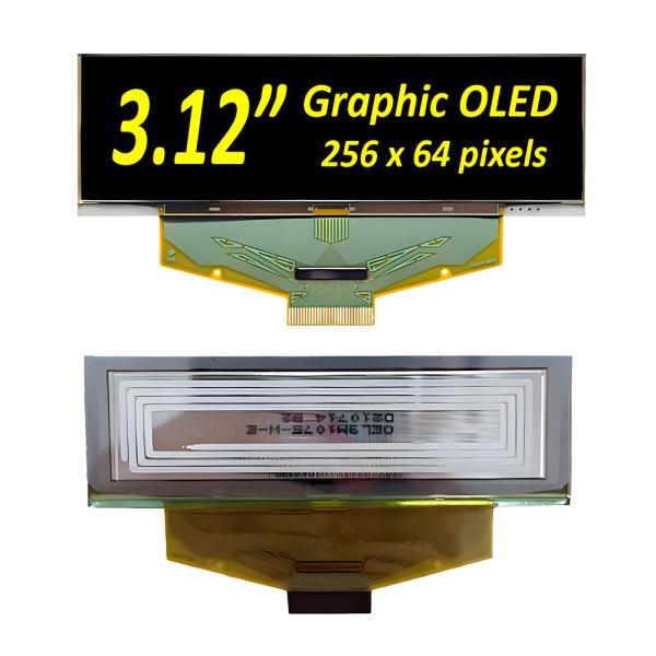 Quality 3.12 Inch Industrial Grade OLED Display Module- 256x64 Pixels, 30-Pin with SPI, I2C Interfaces for sale