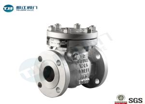 ASME B16.34 Swing Non Return Valve , Manual Operation Flanged Check Valve
