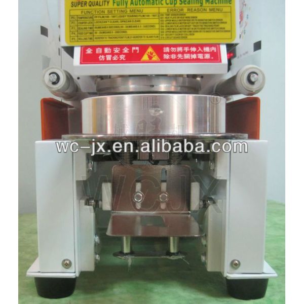 intelligent fully automatic sealing machine for bubble tea cup