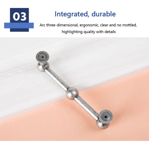 Sphere 96mm Gold Cupboard Door Handles Dark Coffee