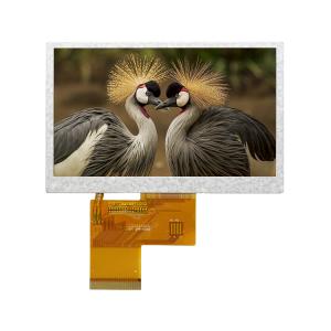 China 4.3 Inch High Brightness TFT Display RGB 480x272 Normal Black IPS SC7283 on sale