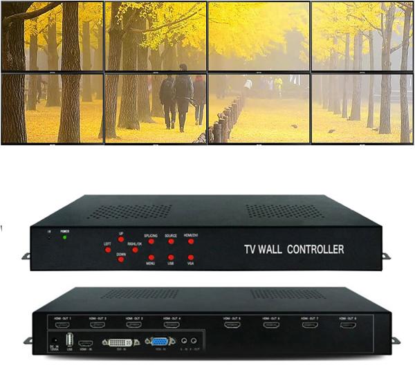 Quality 2x2 3x3 LCD Video Wall displays Controller systems for sale