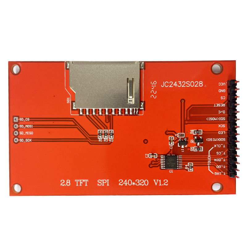 2.8 Spi Tft Module SPI Display Module TFT Display 240x320 2.8 Inch Spi Tft Lcd Ili9341