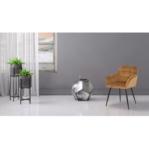 Comfortable Fabric Dining Room Chairs Fire Resistance High Resilience