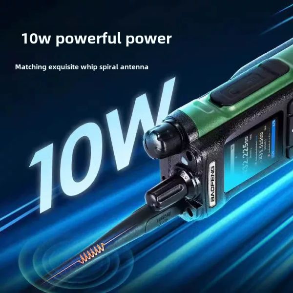 Baofeng UV-32 High Power 10W Walkie-Talkie with 0-10KM Talk Range and IPX6 Water Resistance Digital DMR Two-Way Radio