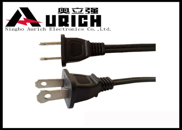 Quality 2 Pin AC Plug Electrical UL Power Cord , Salt Lamp Power Cord With Lamp Socket for sale