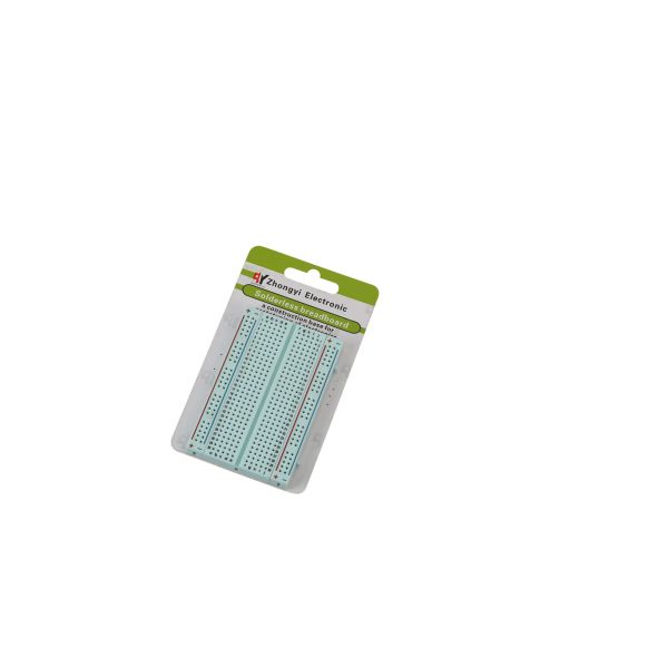 Round Holes Solderless Electronic Breadboard With 400 Tie Point