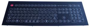 Wholesale Compact IP65 waterproof Industrial Membrane Keyboard / washable computer keyboard from china suppliers