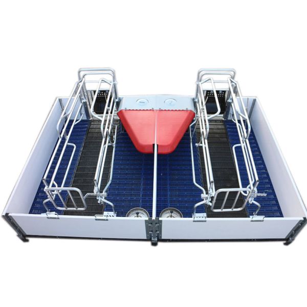 Hot DIP Galvanized Swine Farrowing Pen With BMC Slat
