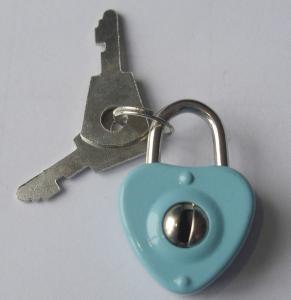 Wholesale Blue heart shape lock for sale/ padlock with heart shape from china suppliers