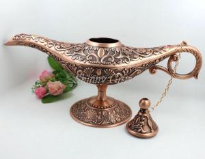 Wholesale Shinny Gifts Magic Aladdin's Genie Lamp Metal Materials Lamp from china suppliers