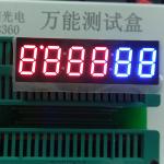0.36" 6 Digit Dual Color 7 Segment LED Displays For Indicator