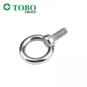 China TOBO M12 Stainless Steel 304/316 Marine Lifting DIN580 Screw Eye Bolt on sale