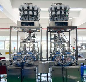 Wholesale Disposable Chopsticks Weighing Packaging Machine Long Strip Products With 16 Head Weigher from china suppliers