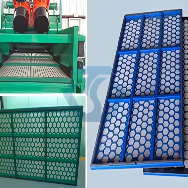 High Strength Steel Frame Shaker Screen For Oil Mud Vibrating Screen With Custom Mesh Range