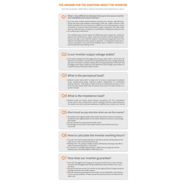 Car Inverter Sug Hybrid Inverter 5kw Hybrid Inverter Inverter Power Inverter Inverter Solar Power System