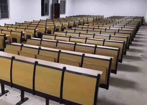 Lecture Hall College Chair And Desk Folded Soft Cushion