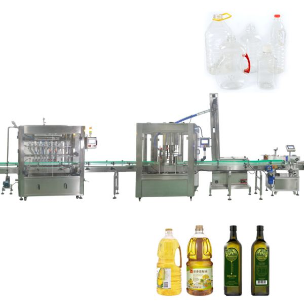 Plastic Packaging 8-Head Gear Pump Filling Machine for 2000 Bottles/Hour Sunflower Oil