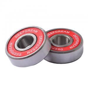 Wholesale High Speed Roller Skate Bearings 608 2RS Red Red 8x22x7mm Custom For Skateboard from china suppliers