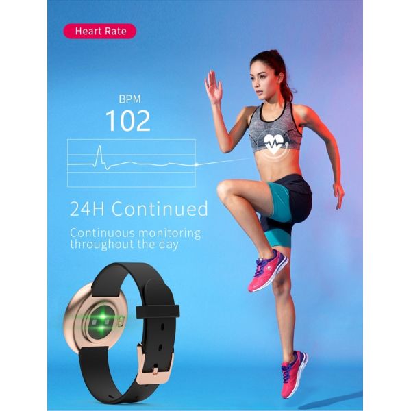 BLE4.0 Smart Bluetooth Watch Accurate Pedometer Physiological Period Monitoring