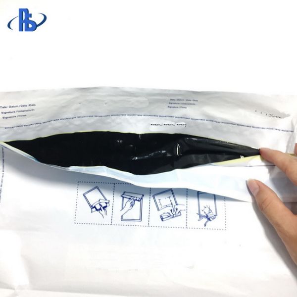 Plastic Packaging Bags Single Used Security Tamper Evident Bag Plastic Envelopes