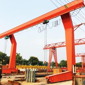 China Steel Box Type 20T Single Beam Gantry Crane Electric Hoist on sale