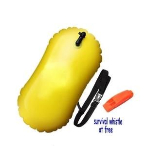 Wholesale Custom Triathlon Swimming Buoy Inflatable Tow Floating With PE Bag from china suppliers