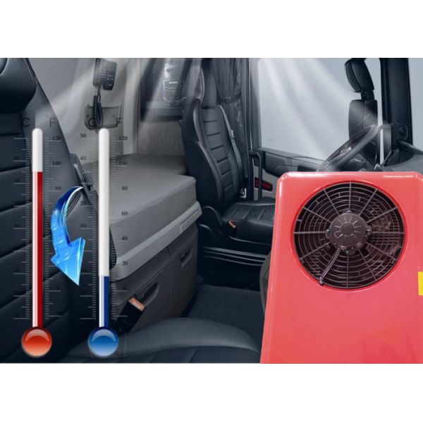 24v small cab air cooling battery driven dc air conditioning systems 24 volt parking air conditioner for truck/crane