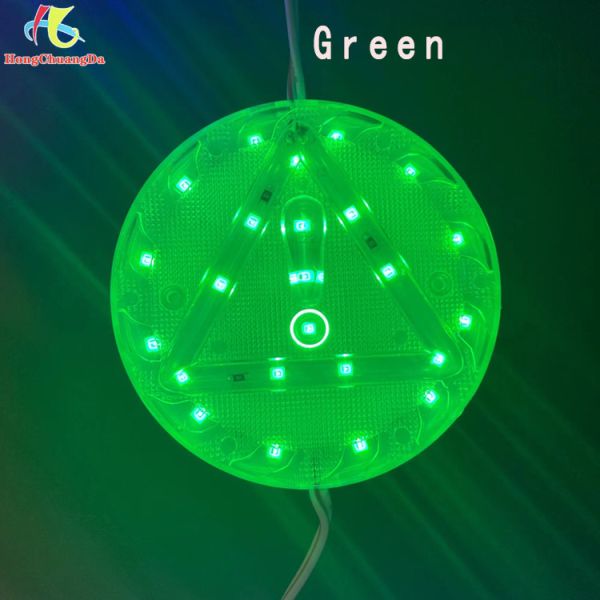 Big Size LED Daytime Running Lights Ultra Bright White Circular Warning Light