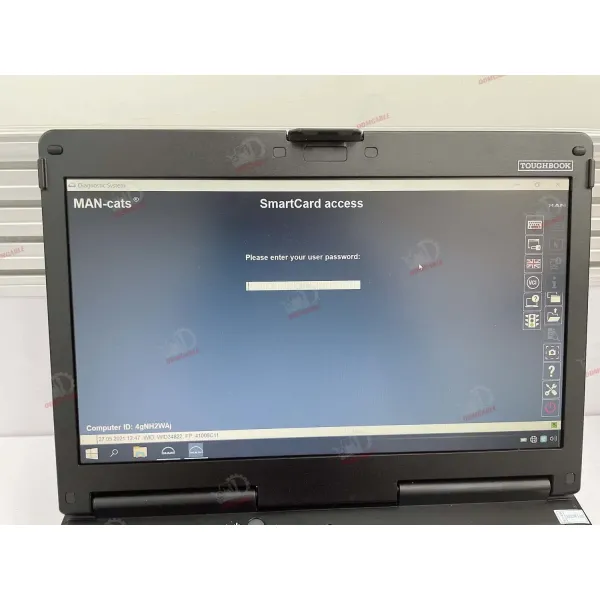 For MAN DIAGNOSTIC TOOL TRUCK INTERFACE Parameter Programming Device WLAN Calibration Monitoring for (M-A-N-CATS3)+CF53 Laptop