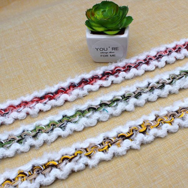 20KJ48 SGS Nylon 30mm Crochet Braid Trim