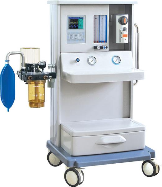 Quality SIMV IPPV Anesthesia Trolley 1500ml Anesthesia Machine Bar Cart ICU Single Vapourizer for sale
