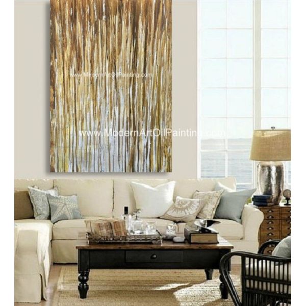 Contemporary Abstract Art Canvas Paintings , Framed Abstract Canvas Art