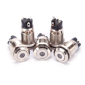 Wholesale Latching Waterproof Telemecanique Push Buttons Self Locking 12mm from china suppliers